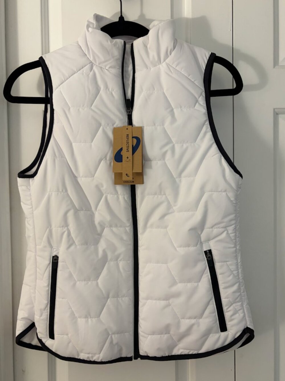 Womens Asics White Vest